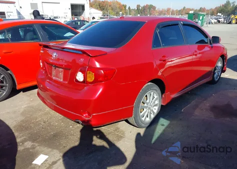 2010 Toyota Corolla S from USA, damaged, VIN 1NXBU4EE2AZ240309